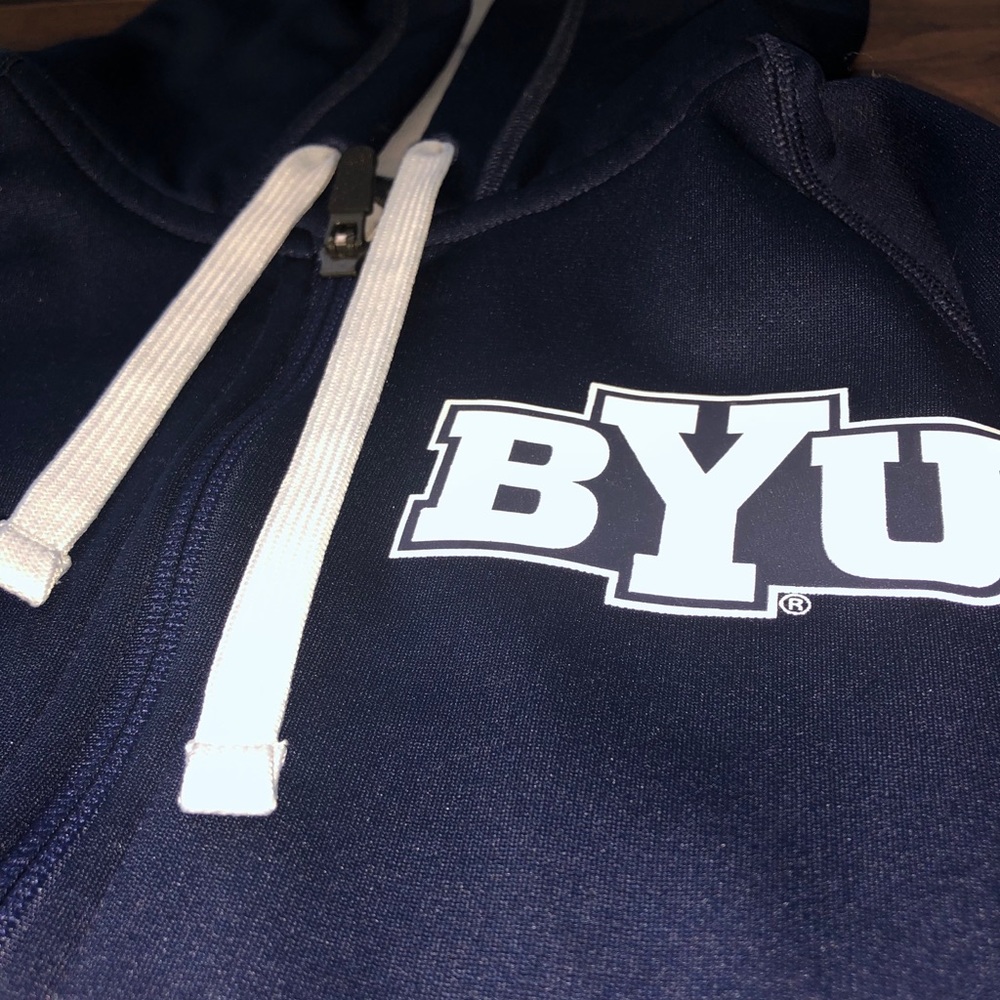 BYU zip up jacket